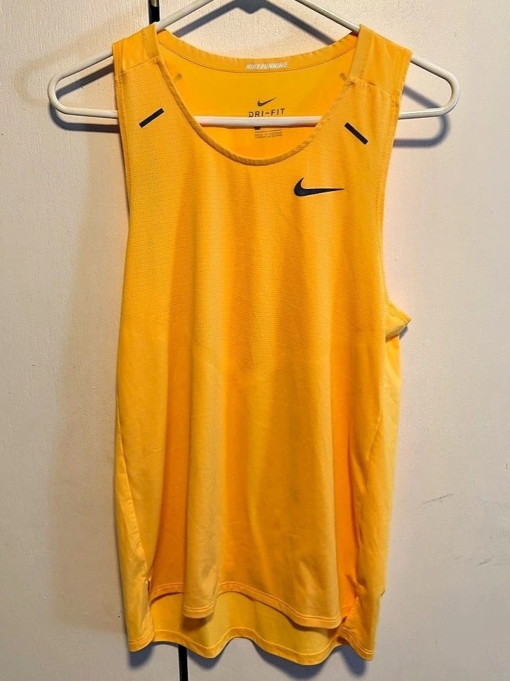 Nike Running Dri-FIT Miler Singlet Orange Small G29
